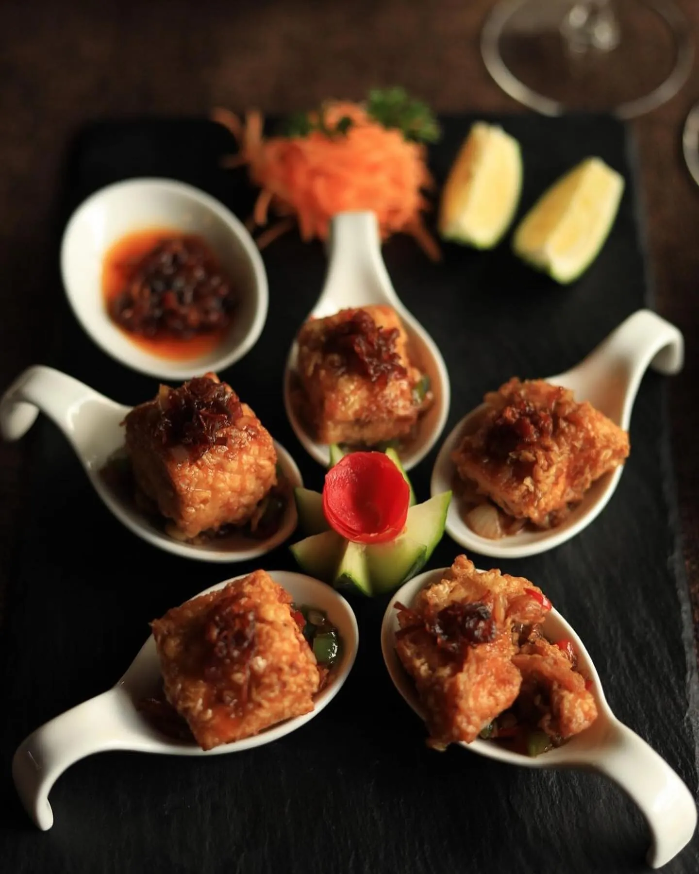 One bite each