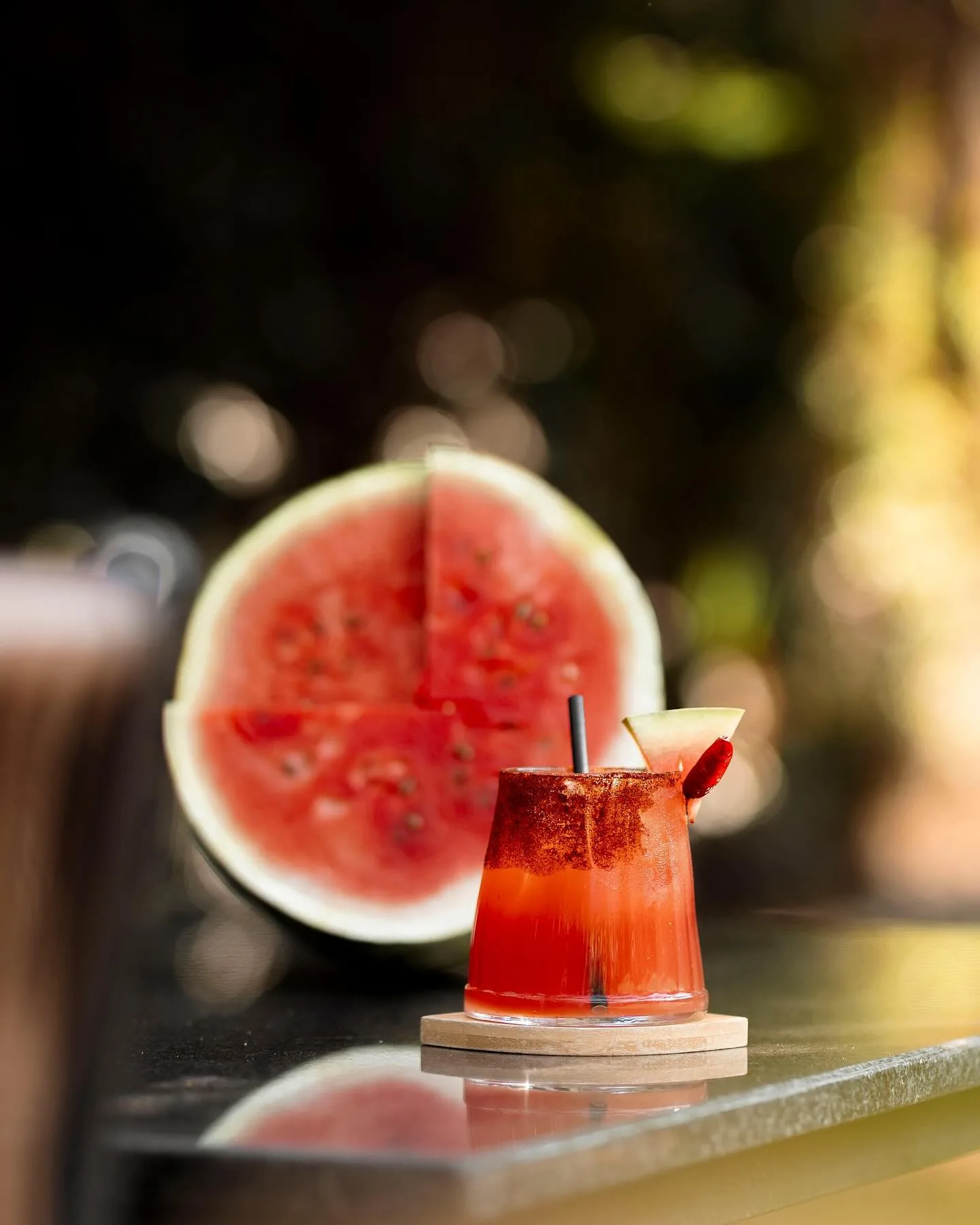 Watermelon, and chilli salt
